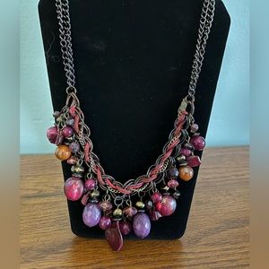 Sonoma Purple/pink necklace